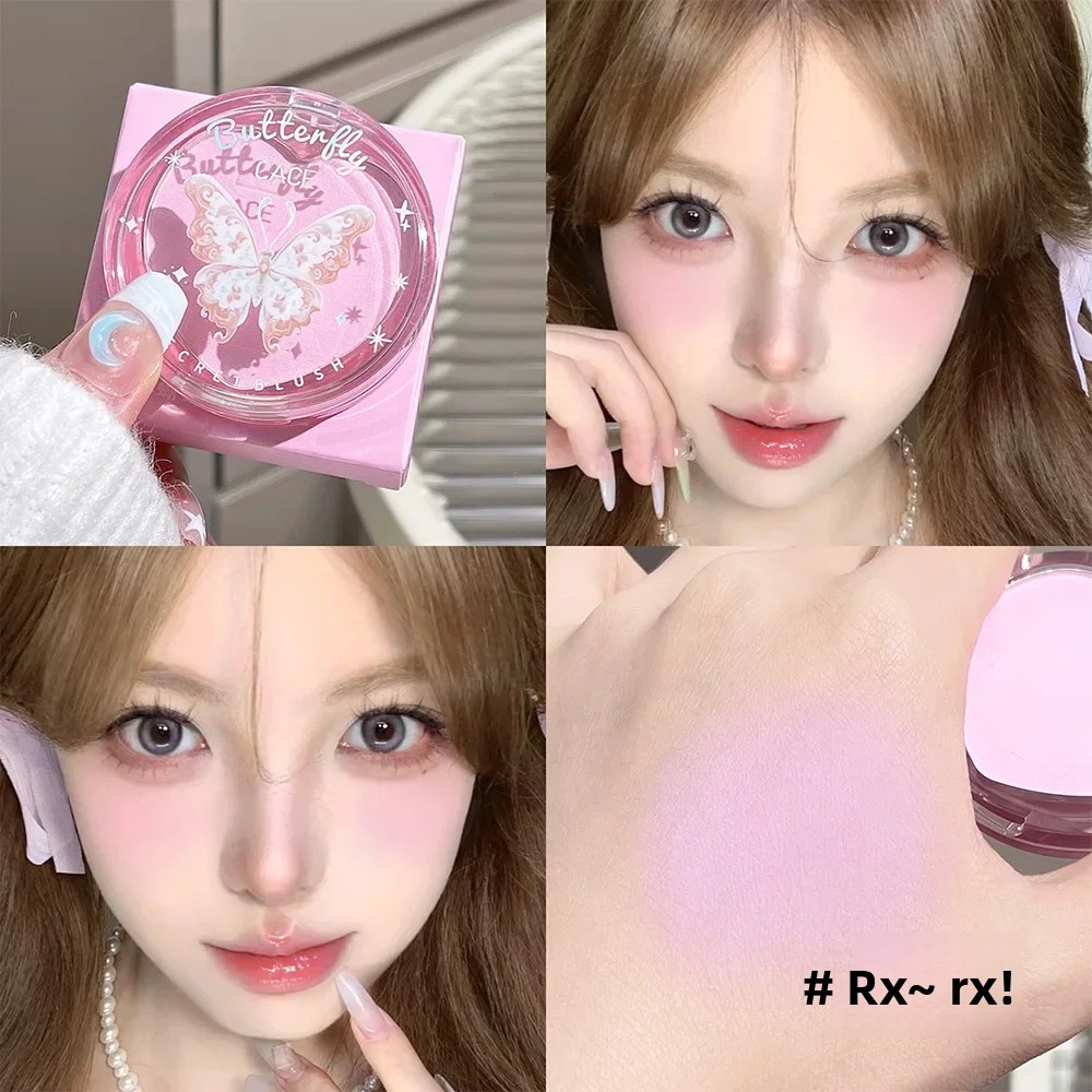 Beauty Makeup Palette - باليت أحمر خدود رومانسي بثلاثة ألوان،