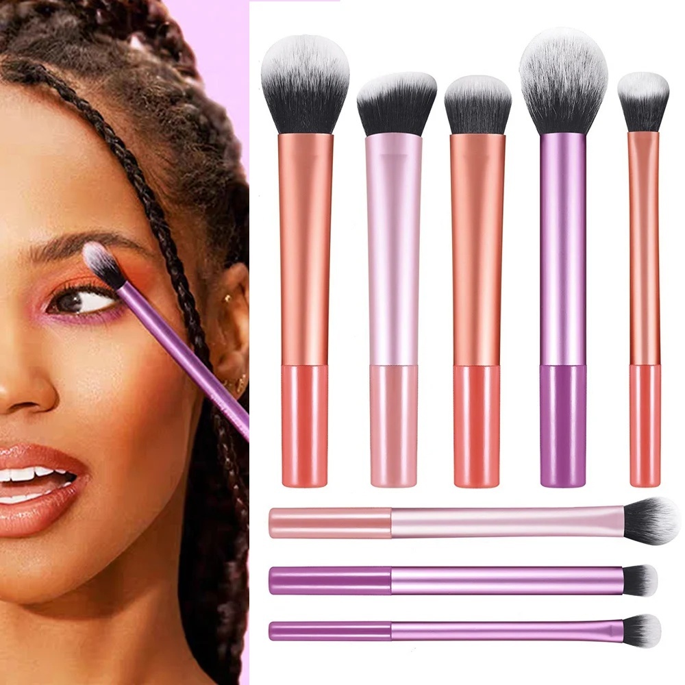 Huda Beauty Makeup Brush Set - مجموعة فرش مكياج مكونة من 8