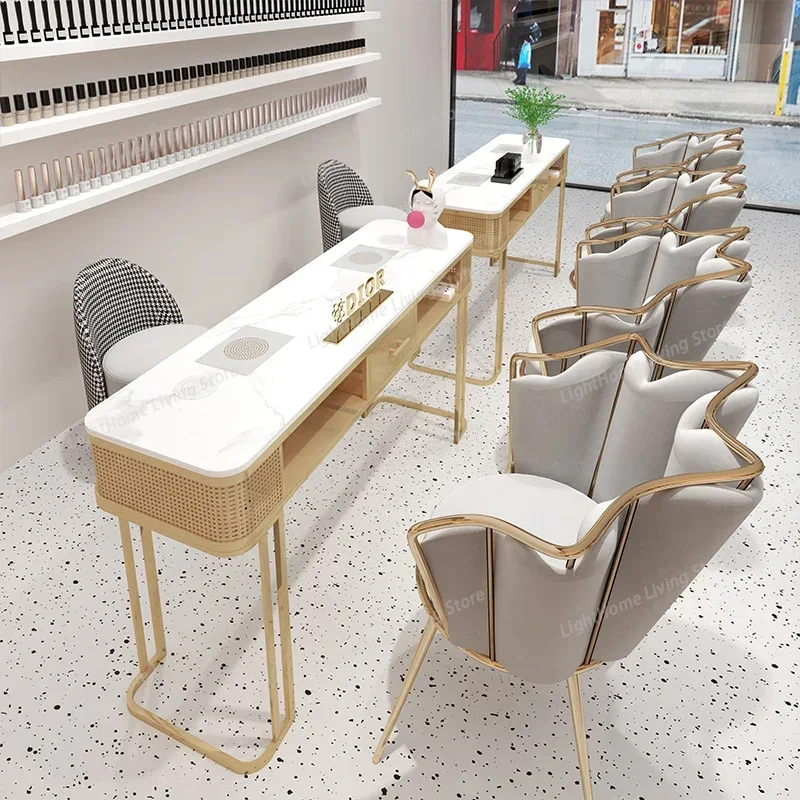Beauty Makeup Chair - طاولات أثاث صالونات التجميل للأظافر مع