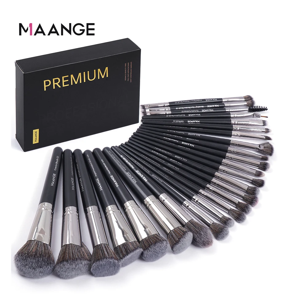 Huda Beauty Makeup Brush Set - مجموعة فرش مكياج احترافية من MAANGE