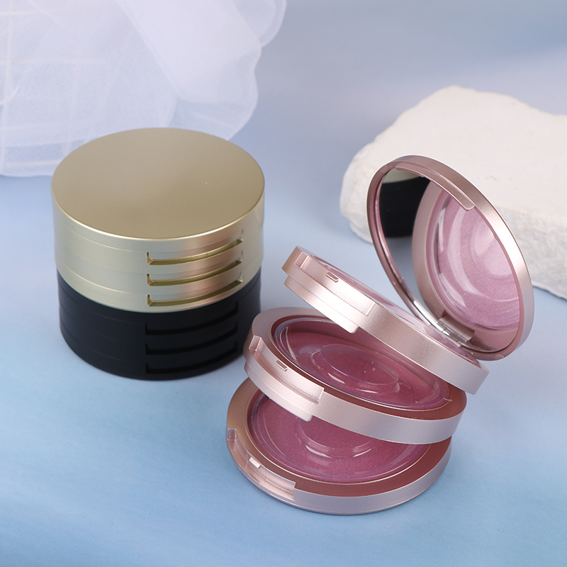 Beauty Makeup Organizer - 3-Layer جلدة المنظم مرآة حالة كاذبة