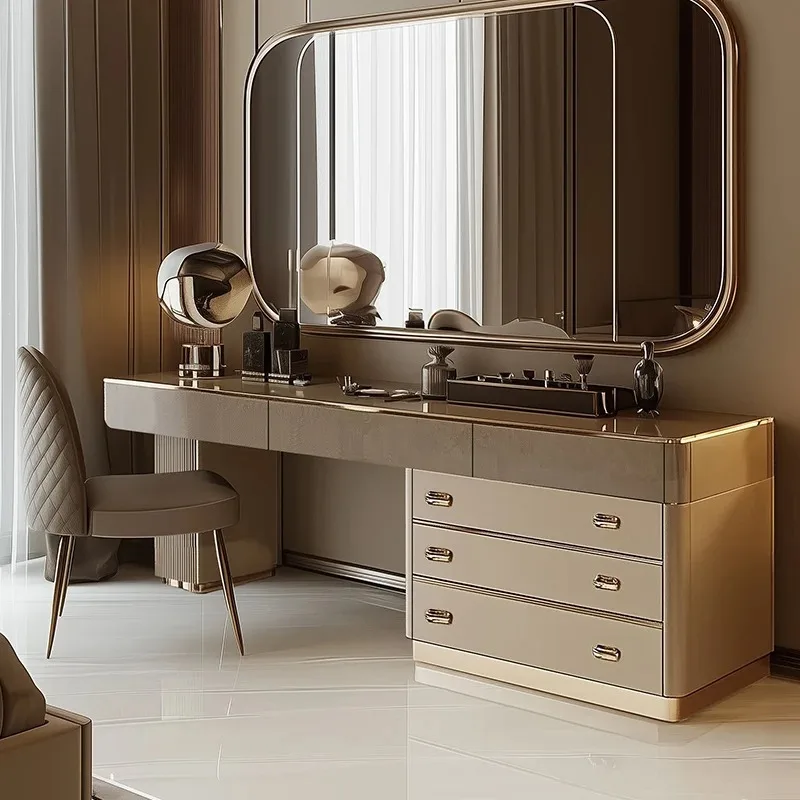 طاولة زينة خشبية كاملة بتصميم  - مراجعة Beauty Makeup Vanity Set وسعره