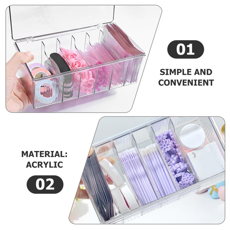 رف عرض منظم تجميل الرموش الشفا - مراجعة Beauty Makeup Organizer وسعره