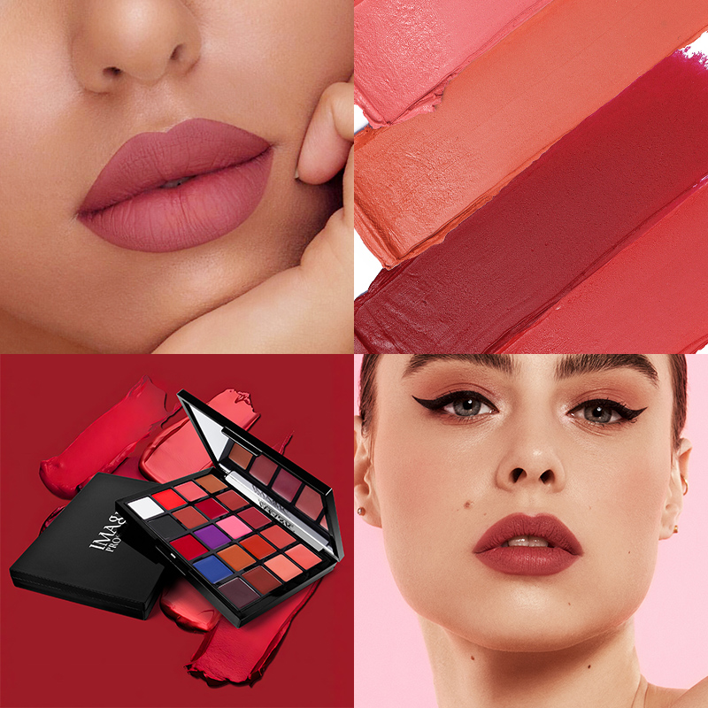 أحمر شفاه مخملي غير لامع من Im - مراجعة Beauty Makeup Palette وسعره