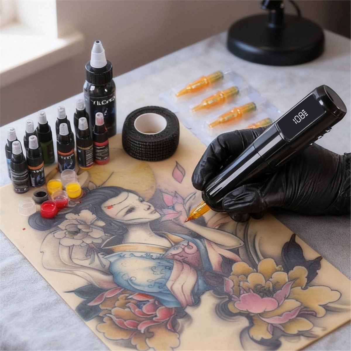 عرض ضخم 618: آلة وشم لاسلكية د - مراجعة Beauty Makeup Sale وسعره