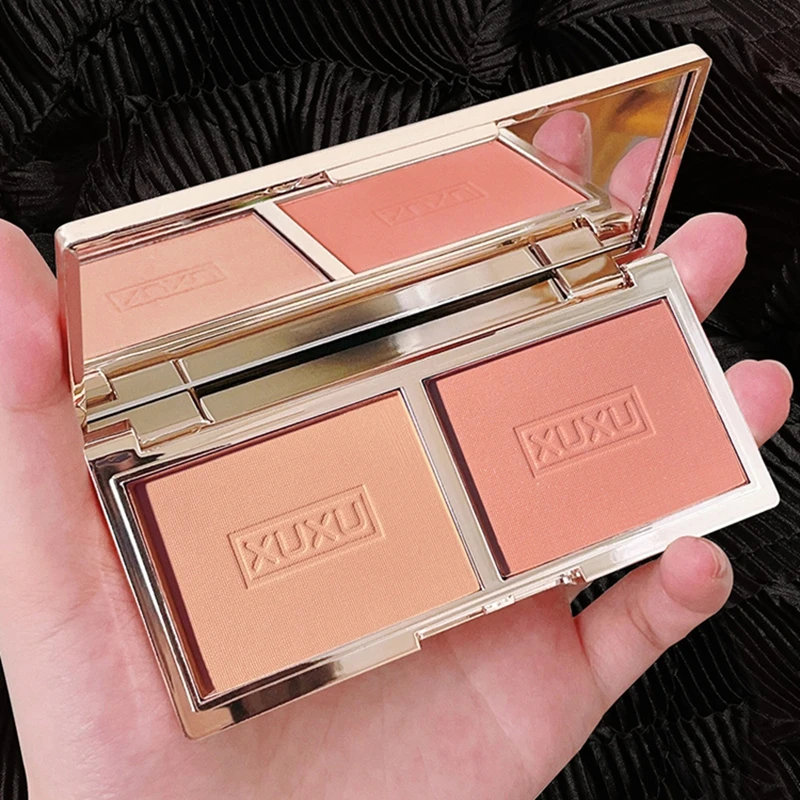 2-color أحمر الخدود Pallete عا - مراجعة Beauty Makeup Palette وسعره