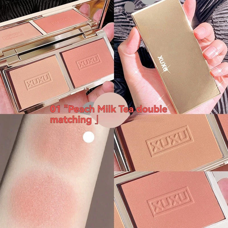 2-color أحمر الخدود Pallete عا - مراجعة Beauty Makeup Palette وسعره