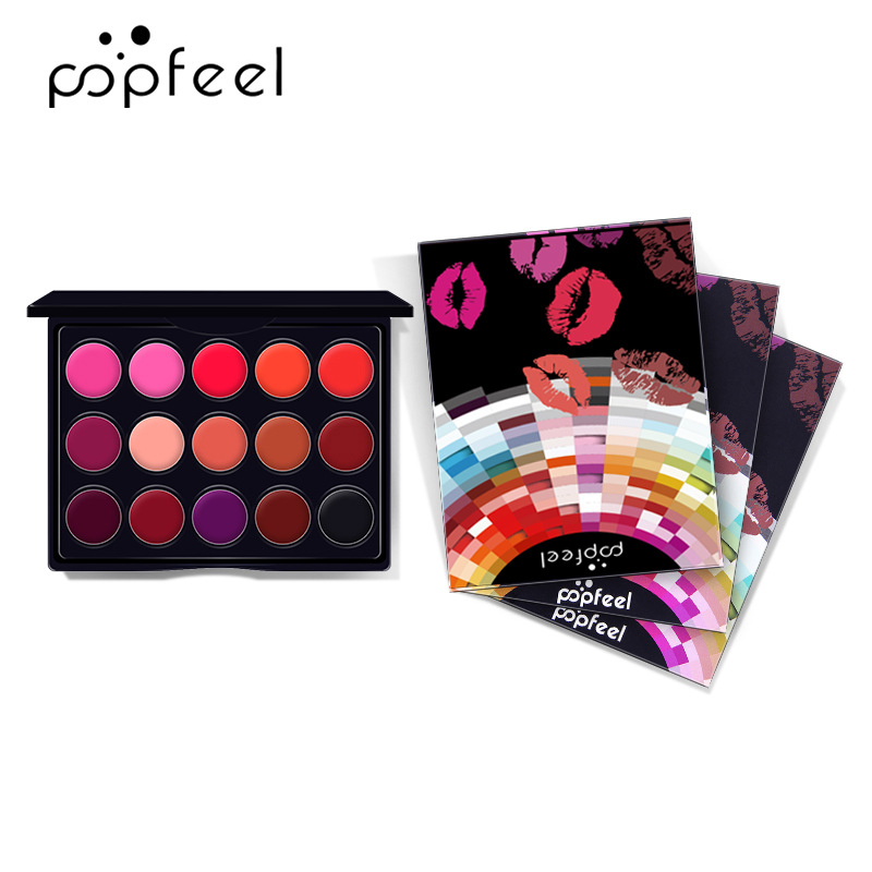 15 لون ملمع شفاه صغير طقم مكيا - مراجعة Beauty Makeup Palette وسعره