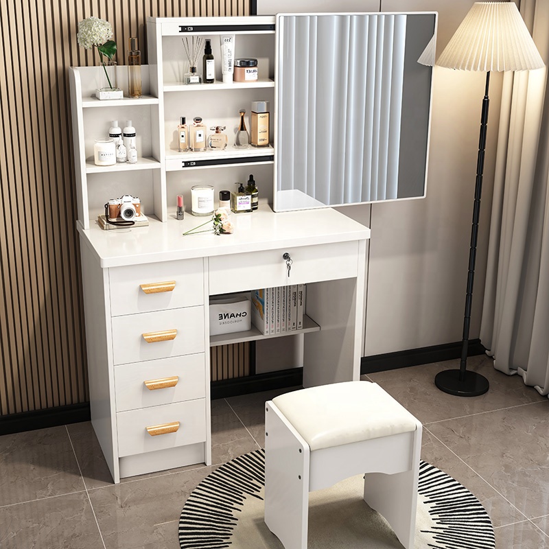 طاولة زينة نسائية بتصميم نوردي - مراجعة Beauty Makeup Vanity Set وسعره