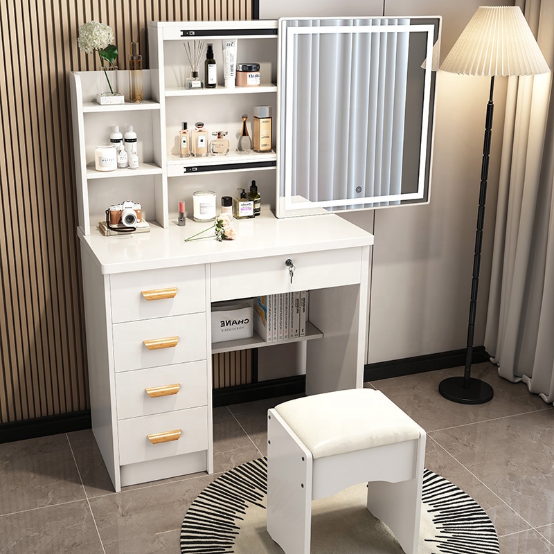 طاولة زينة نسائية بتصميم نوردي - مراجعة Beauty Makeup Vanity Set وسعره