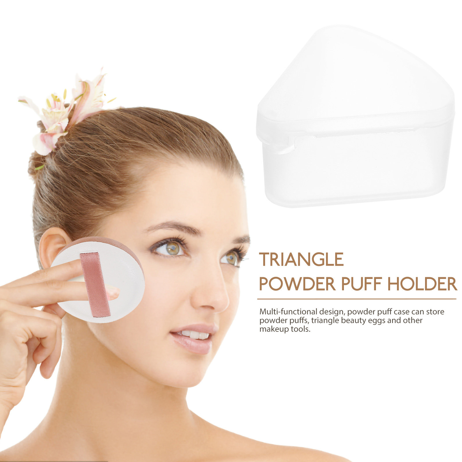 6 قطع حافظة إسفنج مكياج مثلثة  - مراجعة Beauty Makeup Organizer وسعره