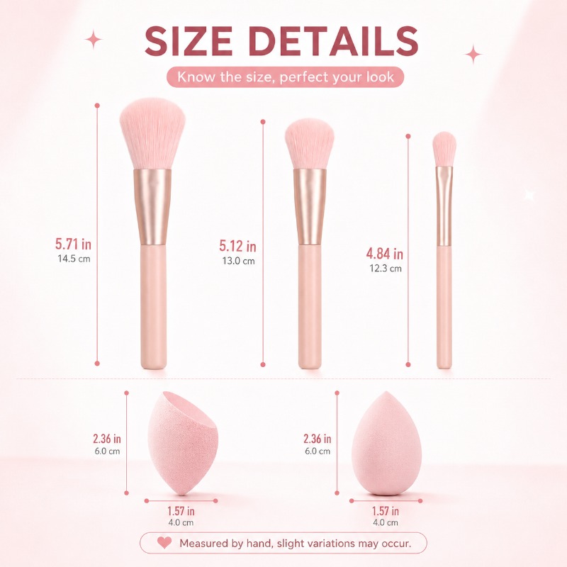 مجموعة أدوات مكياج من 5 قطع في - مراجعة Huda Beauty Makeup Brush Set وسعره
