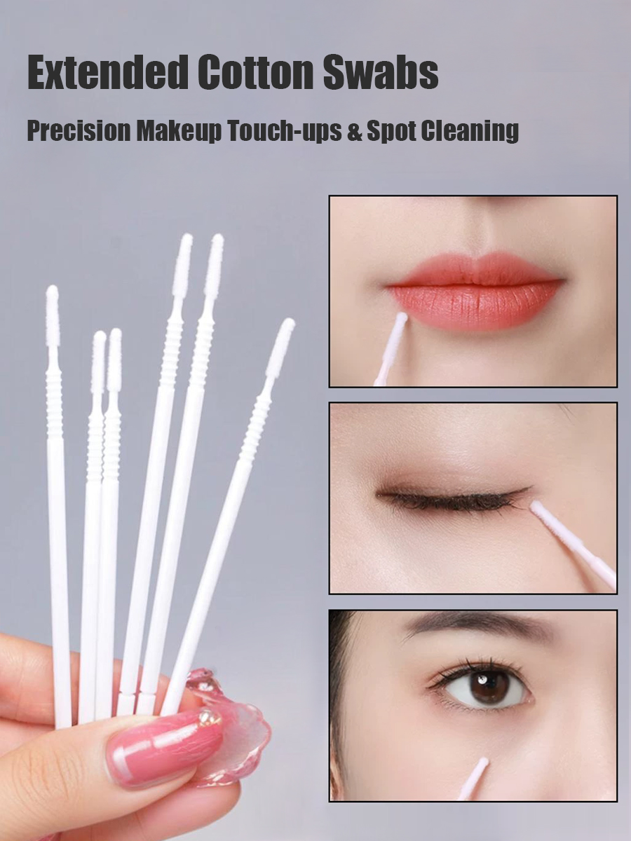 أعواد قطنية طويلة للاستخدام مر - مراجعة Beauty Makeup Tools وسعره