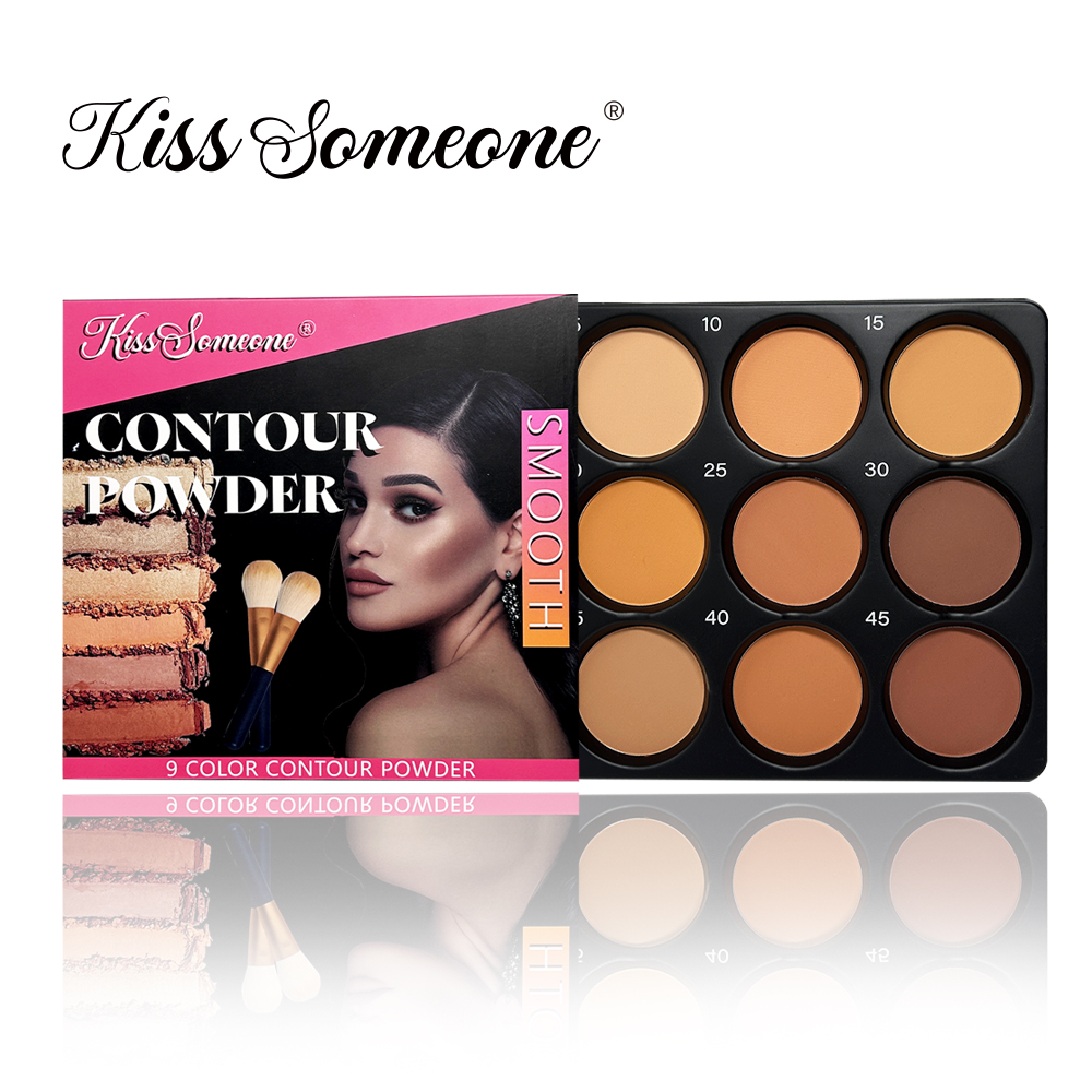 لوحة كونتور بودرة مكونة من 9 أ - مراجعة Beauty Makeup Palette وسعره