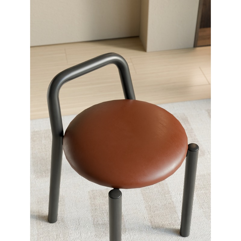 الجلود منجد جولة البراز الحديث - مراجعة Beauty Makeup Chair وسعره