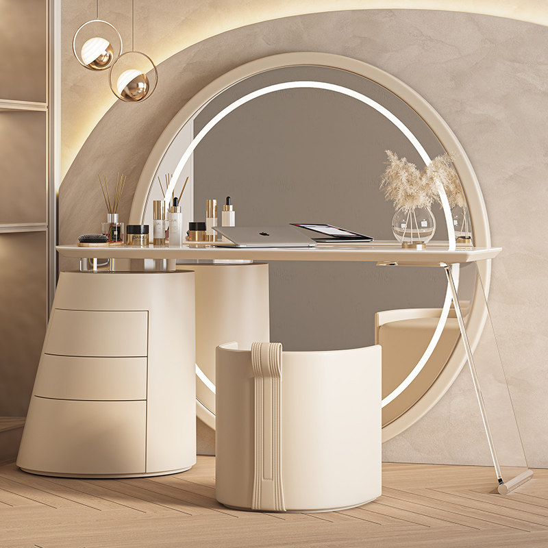 طاولة زينة عصرية بتصميم نورديك - مراجعة Beauty Makeup Vanity Set وسعره