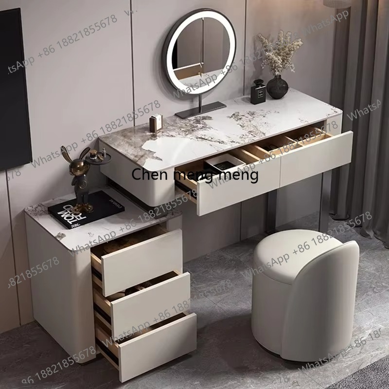 طاولة تجميل كبيرة مع خزانة تخز - مراجعة Beauty Makeup Vanity Set وسعره