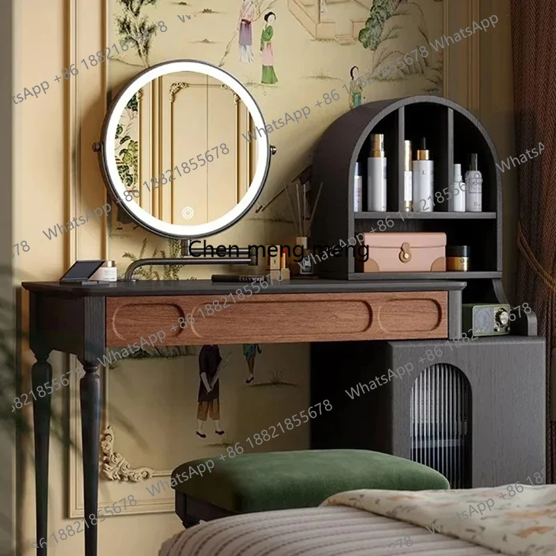 طاولة تجميل سوداء مع درج وكرسي - مراجعة Beauty Makeup Vanity Set وسعره