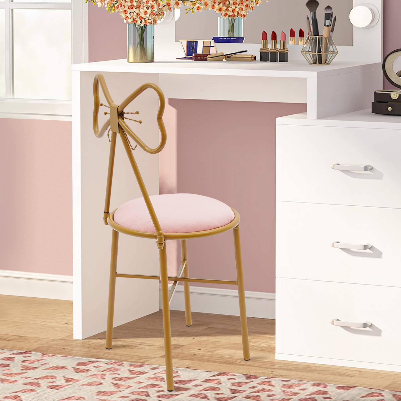 فراشة ربطة القوس فيونكة الغرور - مراجعة Beauty Makeup Chair وسعره