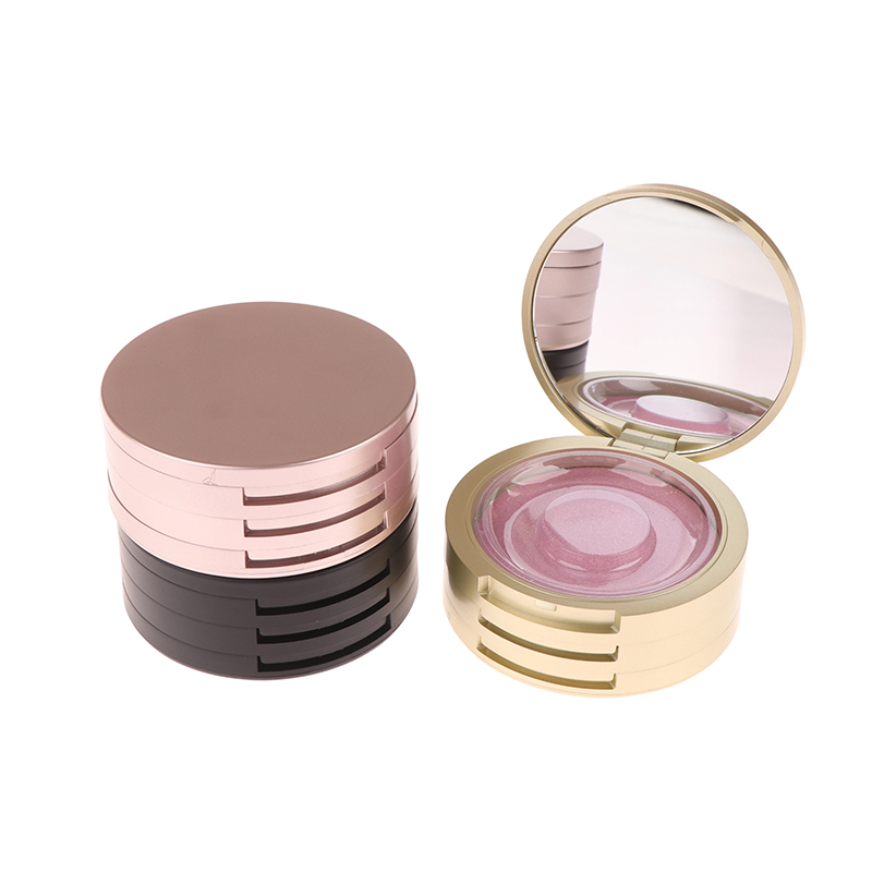 3-Layer جلدة المنظم مرآة حالة  - مراجعة Beauty Makeup Organizer وسعره
