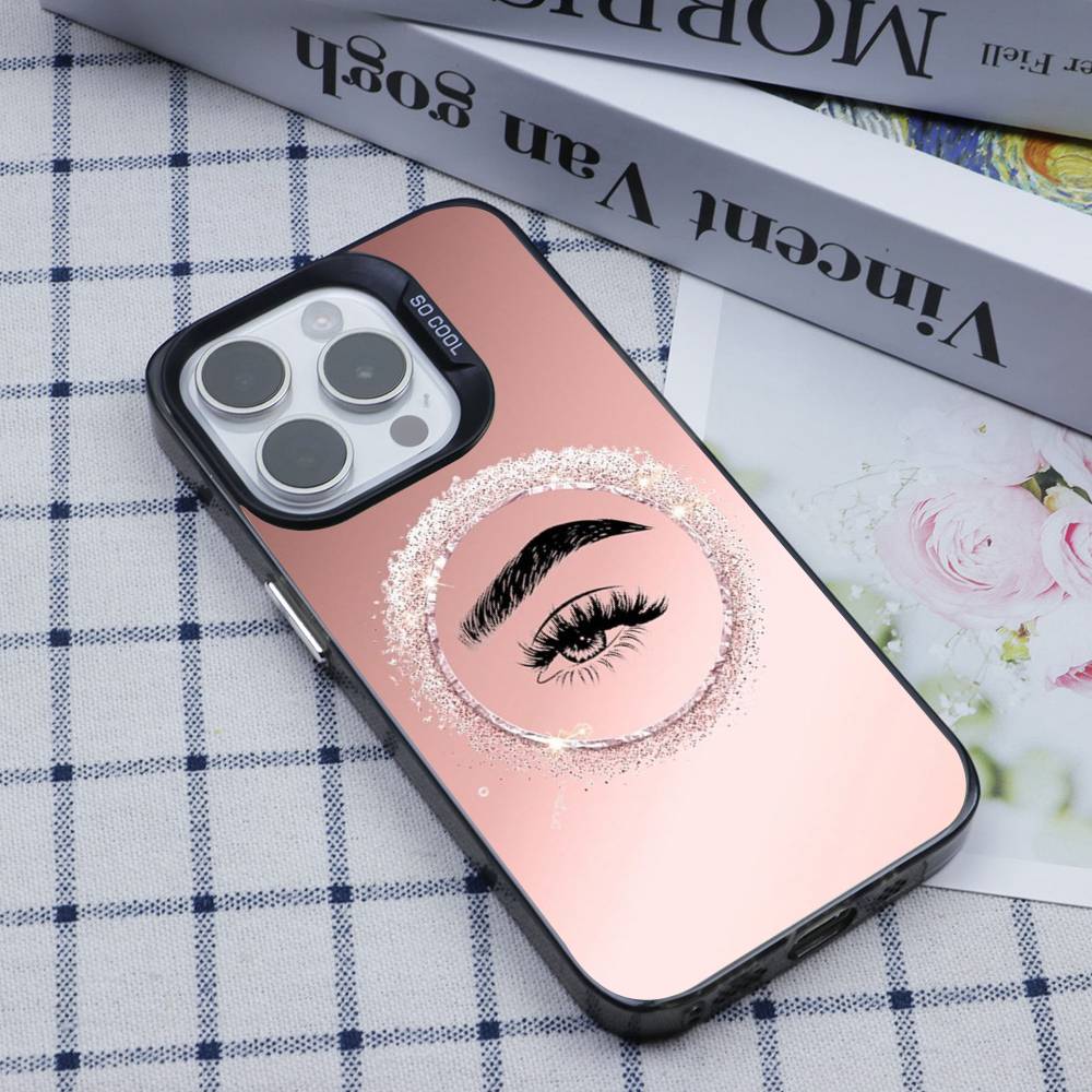 غطاء هاتف بتصميم رموش وحواجب ل - مراجعة Makeup Is Beauty Quotes وسعره