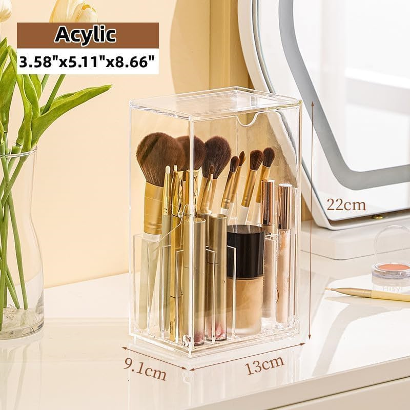 منظم حامل فرش المكياج، منظم أد - مراجعة Beauty Makeup Organizer وسعره