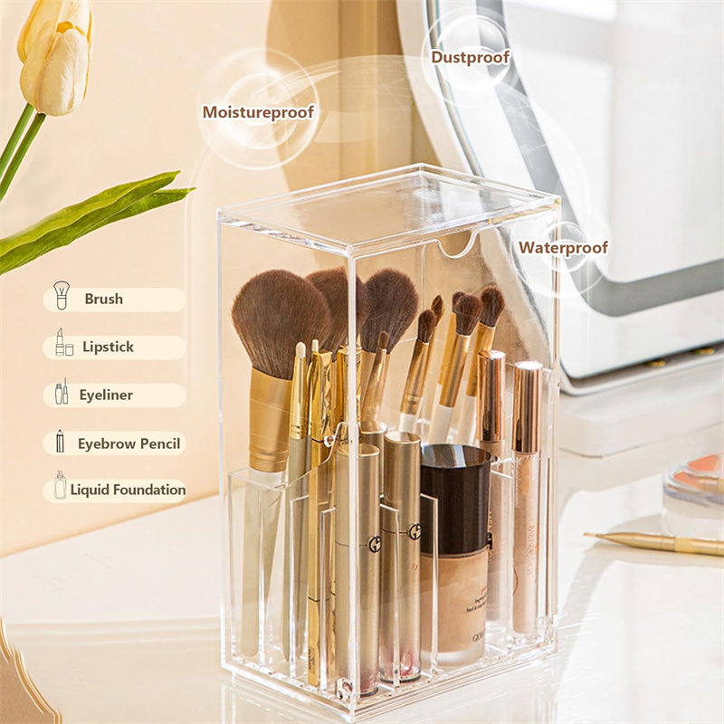 منظم حامل فرش المكياج، منظم أد - مراجعة Beauty Makeup Organizer وسعره
