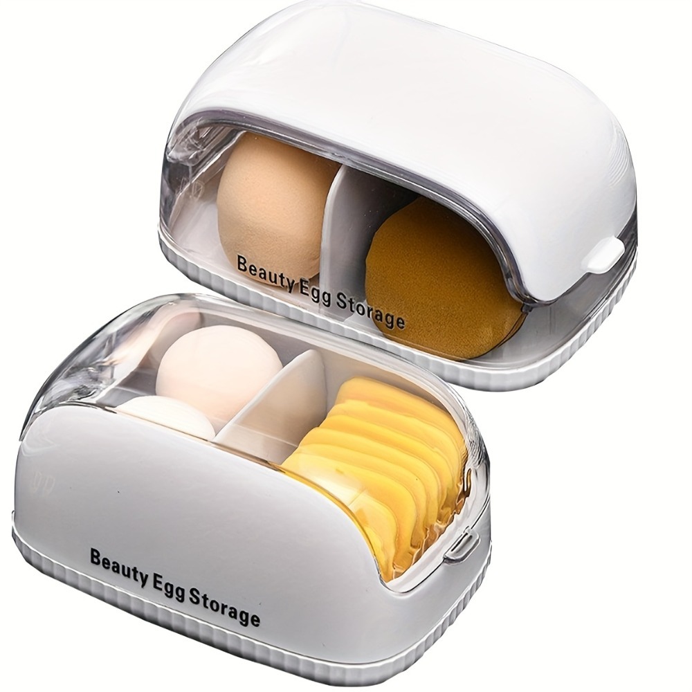 صندوق تخزين إسفنجات التجميل بق - مراجعة Beauty Makeup Organizer وسعره