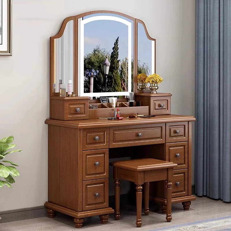 طاولة تجميل كاملة مع تخزين، طا - مراجعة Beauty Makeup Vanity Set وسعره